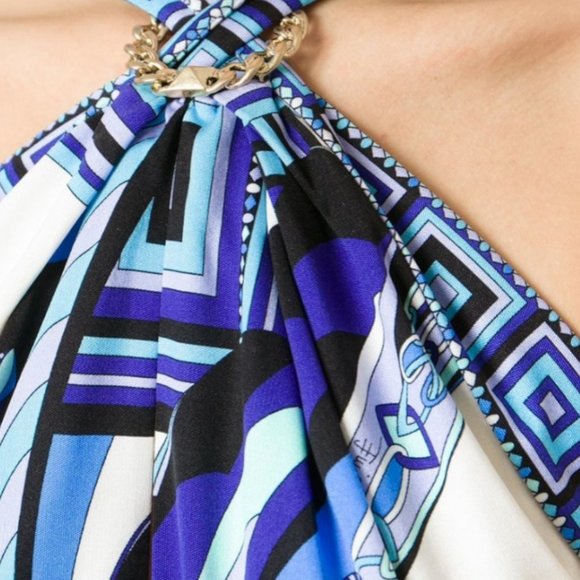 Emilio Pucci Farfalla Halter  Gown - Picture 7 of 16